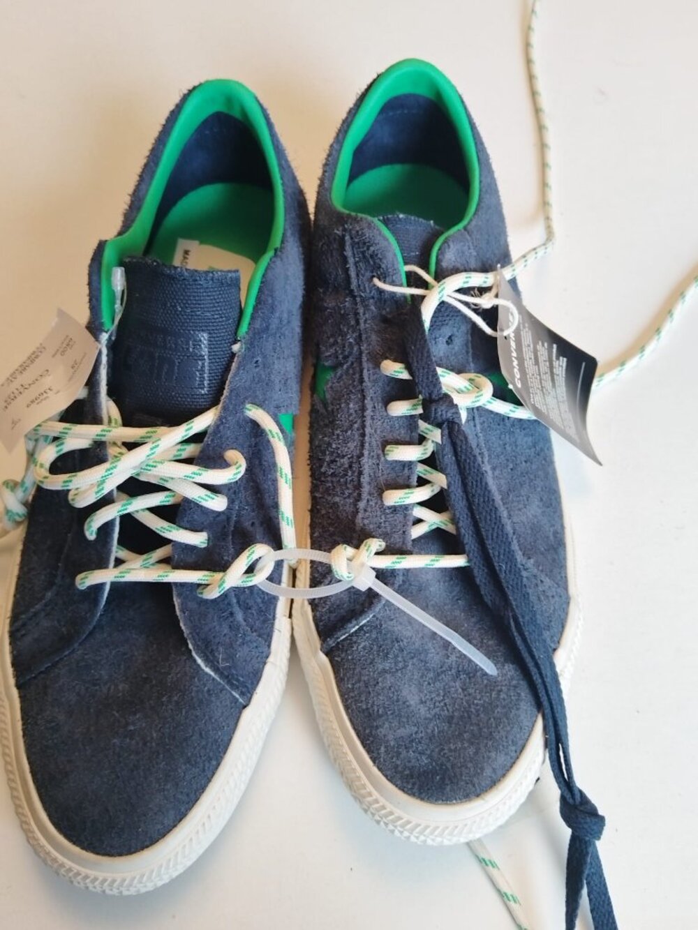 Brand New Converse One Star Ox - Blue & Green -8.5 Men/42 EU